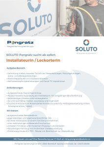 Stellensuche Installateur-Leckorter